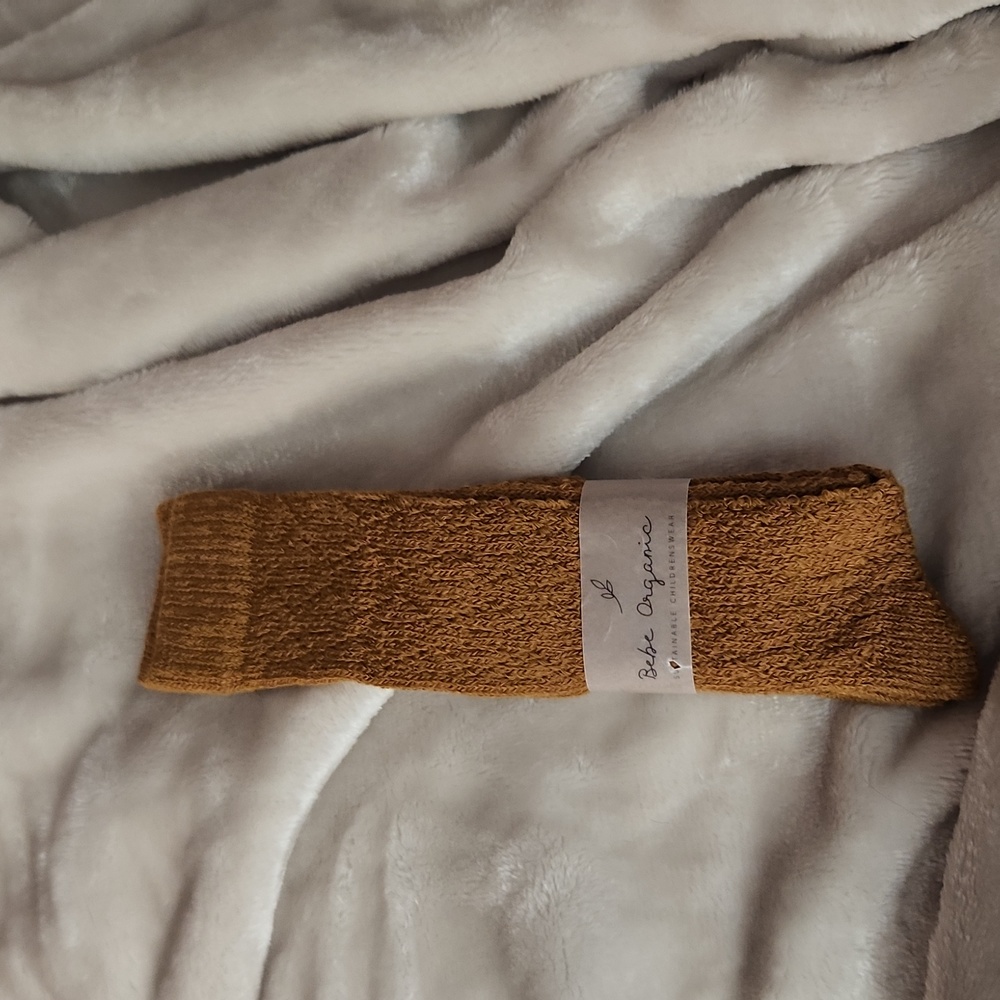 Bebe Organic Brown Socks